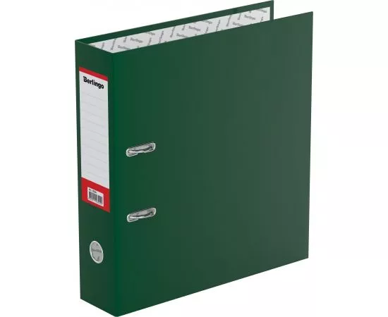 850311 - Папка-регистратор Berlingo Profit, 70мм, бумвинил, зеленая арт.255774 (1)