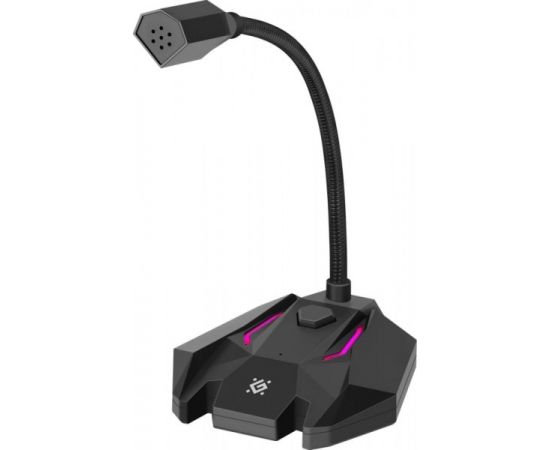 852000 - Игровой стрим микрофон Tone GMC 100 USB, LED, провод 1.5м Defender 64610 (1)