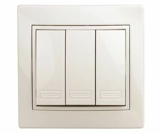 843119 - ЭРА Intro Plano выкл. СУ 3кл. 10А, сл.кость, 1-106-02 (1)