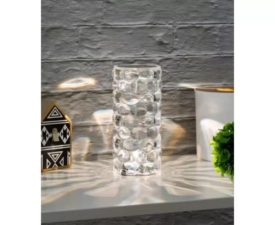 850220 - СТАРТ св-к декор. настольный 2LED Crystal Water Drop акк.1000mAh сенсор/димм 2-4-6K 190x90 USB-шнур (1)