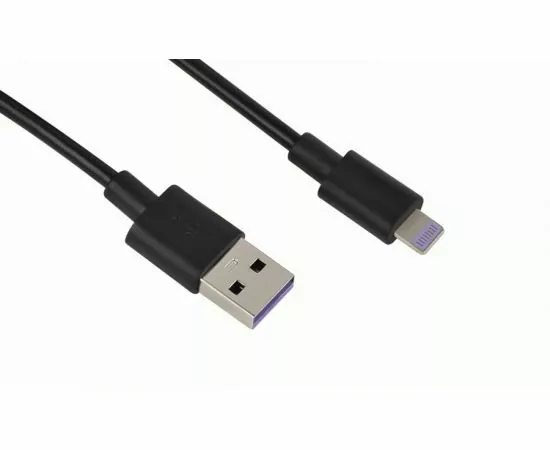 852512 - Intro Дата-кабель USB lightning (iphone) черный 1м CI450 56126 (1)
