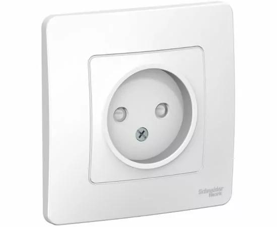622398 - Systeme Electric BLANCA роз. СУ 1 мест. 16А бел. (пл.осн. штор.) BLNRS000111 (10!) (1)