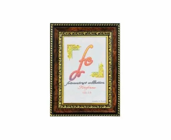 633917 - Фоторамка (пластик) Fotocontrast collection 10x15 782 темный орех (1)