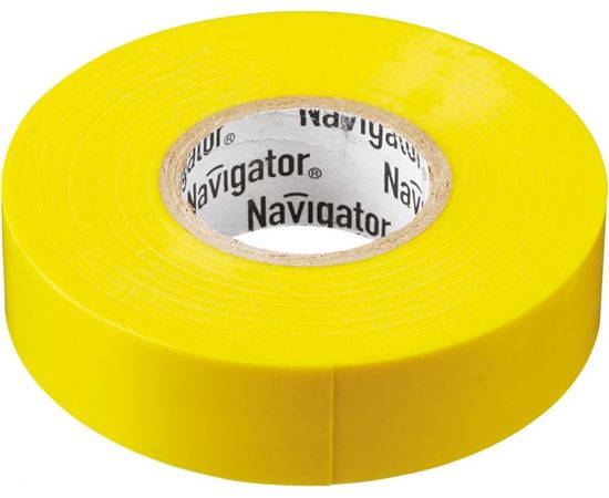 634094 - Navigator изолента ПВХ 19/20 желтая (10!) 71112 (1)