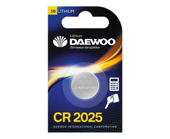 636750 - Элемент питания Daewoo CR2025 BL1 (1)