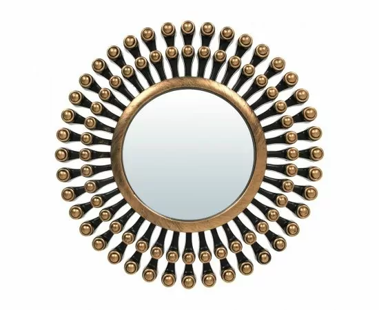 848666 - Зеркало декоративное Дижон D25см бронза QWERTY (1)