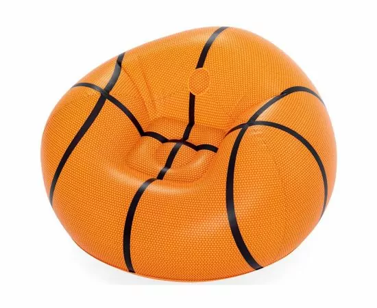 853759 - Кресло надувное Баскетбольный мяч 114*112*66 см Bestway 130464 (1)
