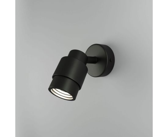 855064 - Eurosvet св-к настенный LED 328 лм 60х75х93 металл черный Plat 20125/1 LED a057393 (1)