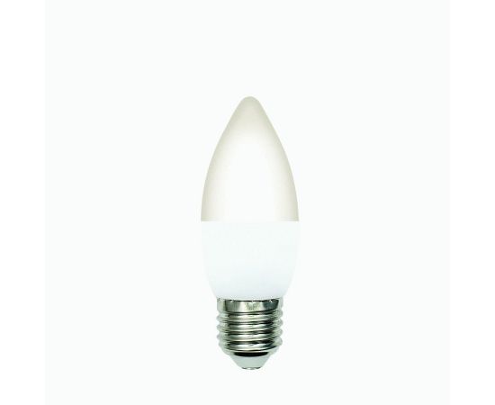 856181 - Volpe C37 свеча E27 5W(470lm) 3000K 2K матовая 100x37 LED-C37-5W/3000K/E27/FR/SLS (1)