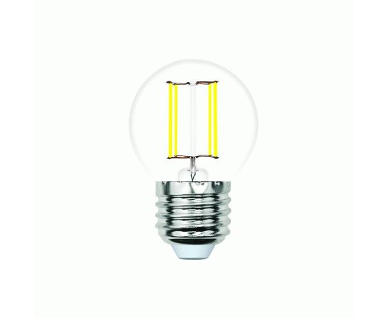 856210 - Volpe G45 шар E27 6W(600lm) 3000K 2K прозрачная LED-G45-6W/3000K/E27/CL/SLF (1)