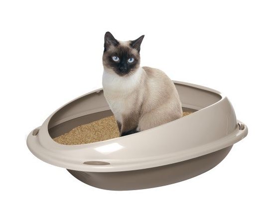 860324 - Туалет для кошек с бортиком GEORPLAST SHUTTLE (45*36*15,5см) 60574 (1)
