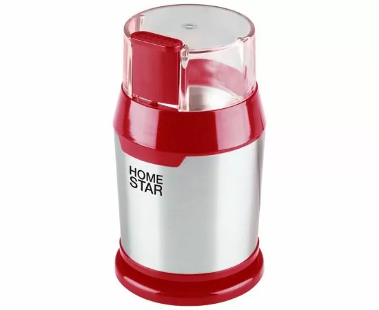 861076 - Кофемолка HomeStar HS-2036 200Вт, 200Вт, емкость 50г, импульсный режим, красн 105767 HomeStar (1)