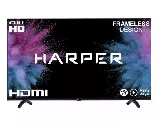 861152 - Телевизор HARPER 40F721T, 40, 1920х1080, FULL HD, DVB-T/T2/C, HDMI 1.4, USB 2.0*2 (1)