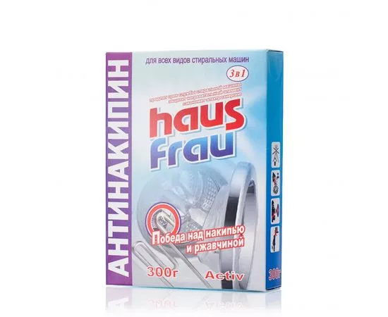 651655 - Антинакипин для стиральных машин 300гр. Haus Frau SE4055 (3!) (1)