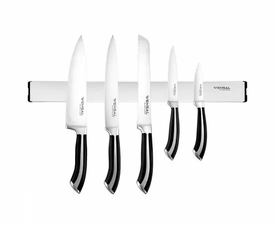 870170 - Набор ножей 6предм Aimant Vensal 2002VS (5 ножей, магнитный держатель), ручки пластик (1)