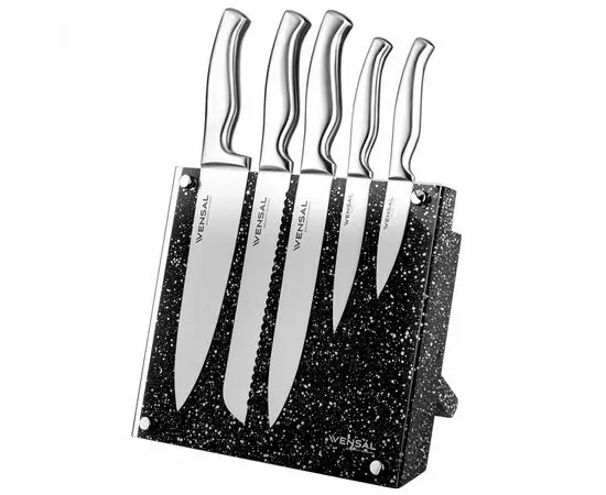 870171 - Набор ножей 6предм Farouche Vensal 2003VS (5 ножей, подставка), ручки сталь (1)