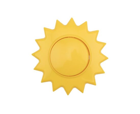 871797 - KRANZ HAPPY выкл. 1 кл СУ, Солнце, 10 А, желтый KR-78-0617 (1)