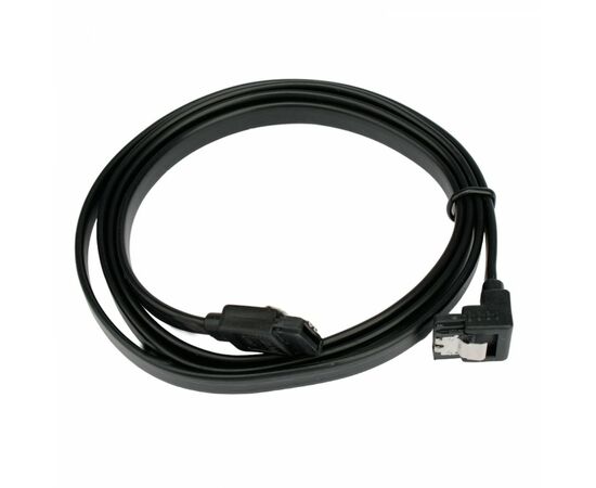 867212 - Кабель интерфейсный SATA Cablexpert, Sata3 7pin/7pin, 100см, мет.защелка, черный, пакет (1)