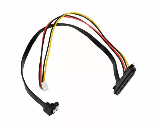 867228 - Кабель питания SATA Cablexpert, XH2.54 4pin+Sata угл/Sata 7+15pin, 40см, пакет (1)