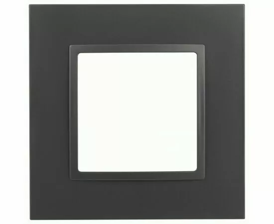 869041 - ЭРА Elegance Classic рамка пластик СУ 1 мест., антрацит 14-5011-05 60575 (1)