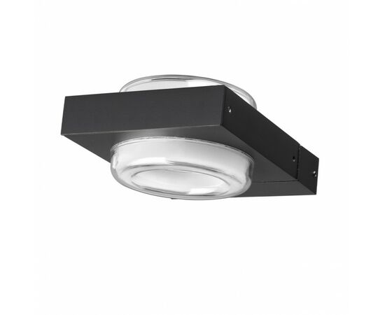 870034 - ODEON LIGHT 6654/6WL NATURE ODL24 черн/мет Уличный Бра IP54 LED 6W 4000K AC85-265V VART (1)