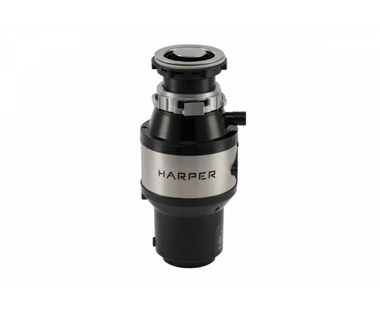 860049 - Измельчитель пищевых отходов HARPER HWD-400D01, 375Вт, 0,5л.с/, 3200об/мин, d=9см, 1л, проточный (1)