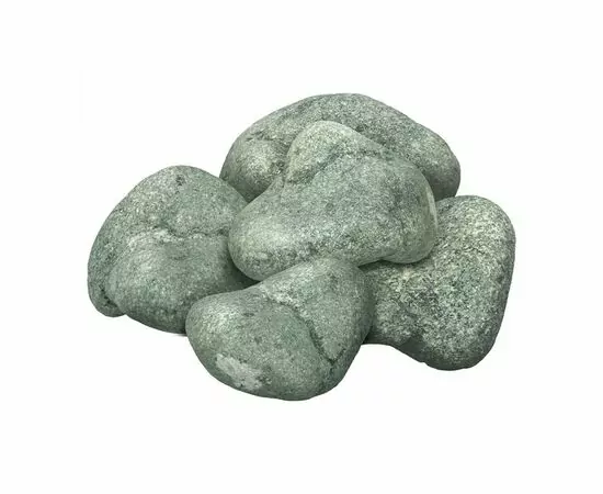 867180 - Камень Хакасский жадеит, обвалованный, средний (70-140мм), 10кг/коробка 33719, Банные штучки (1)