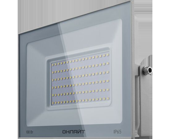 851949 - ОНЛАЙТ прожектор св/д IP65 100W 6500K 6K бел OFL-100-6K-WH-IP65-LED 90140 (1)