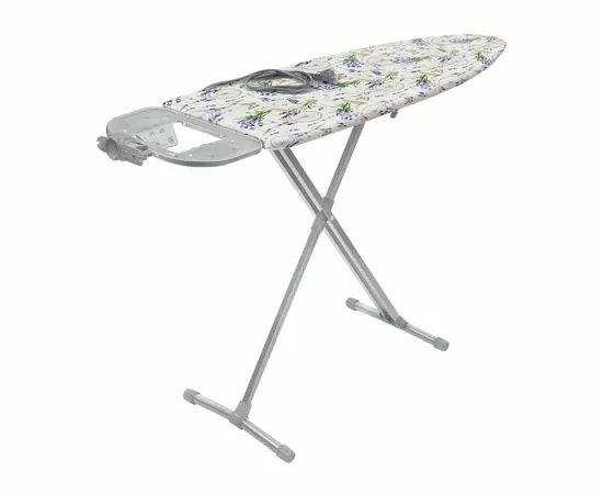 858672 - Доска гладильная Nika-light  НЛ/10 с лавандой  122*40см,h=до90см,стол/мет.моноблок,подставка Nika (1)