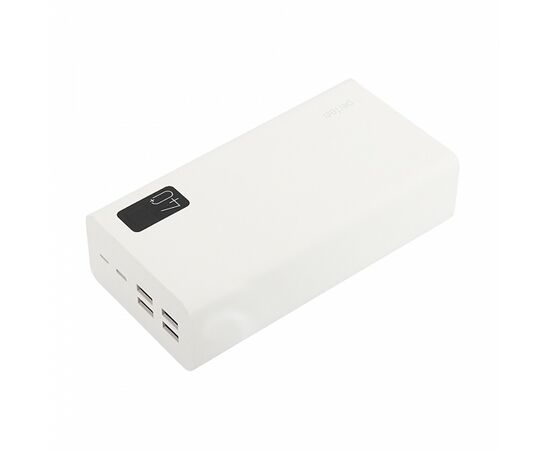 863969 - Perfeo Powerbank MOUNTAINS 40000 mAh/LED дисплей/PD + QC 3.0/Type-C/4 USB/Выход: 3A, max 22.5W/White (1)