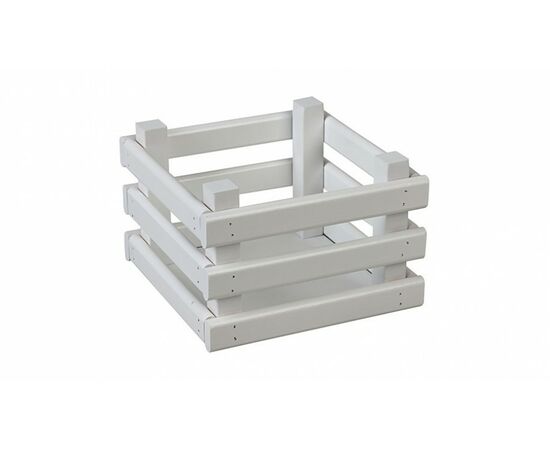 867403 - Ящик деревянный для хранения Polini Home Boxy, 18х18х12 см, белый (мест 1) (1)