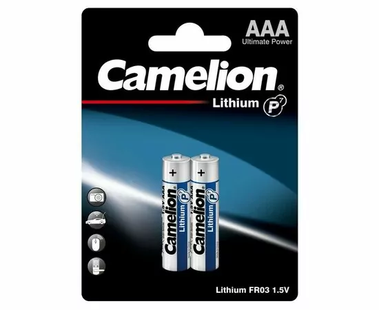 879323 - Элемент питания Camelion Lithium FR03/286 BL2 (1)