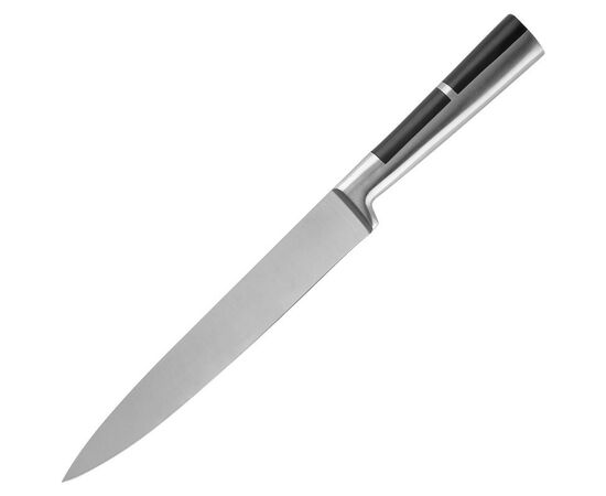 876976 - Нож разделочный PROFI, лезвие 20см, цельнометалич со вставкой пластик 106017 Leonord (1)