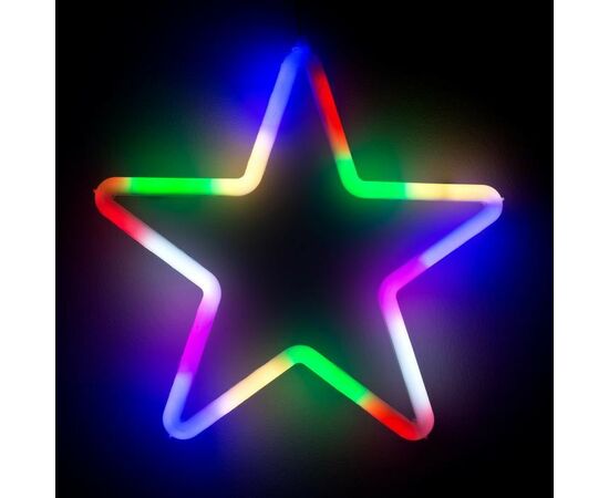874701 - Свет-д фигура«Звезда» 28 см, пласт, 220V , свечмультиLuazon (1)