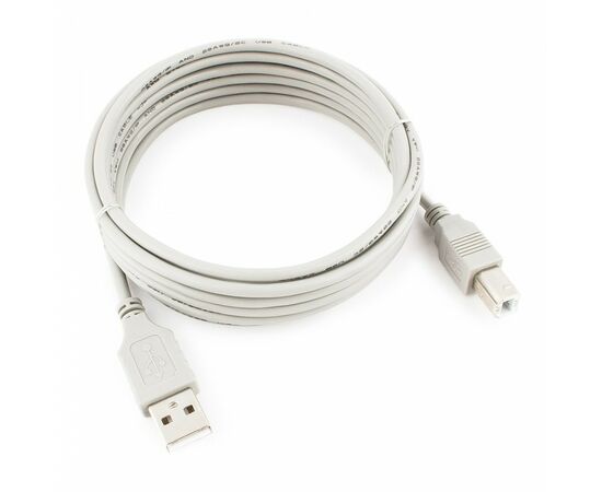 880137 - Кабель USB (A)шт. - USB 2.0 USB (B)шт. Cablexpert AM/BM, медь, 3.0м, пакет 21411 (1)