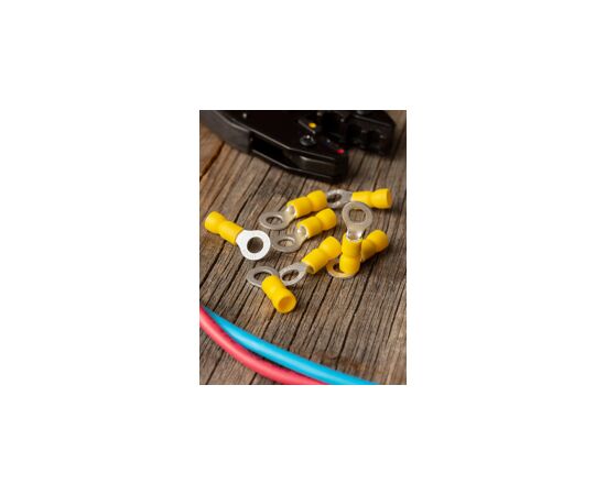 424349 - EKF Наконечник кольцевой изол. НКИ 6.0-6 желтый (уп.50шт, цена за уп) nki-5.5-6n (8)