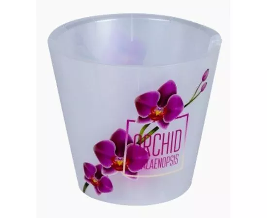 661705 - Горшок для цветов London Orchid Deco D=160мм (1,6л), белый ING6196БЛ InGreen (1)