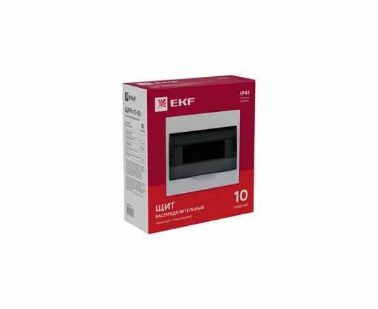 424934 - EKF PROxima бокс (корпус) пластик ЩРН-П-10 мод. навесной IP40 pb40-n-10 (5)