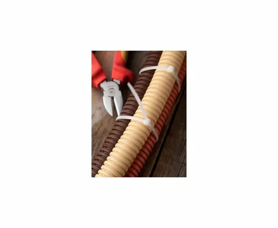 460597 - EKF хомут нейлон белый 3,6х300 (уп. 100шт, цена за 1уп) Basic plc-c-3.6x300 (8)