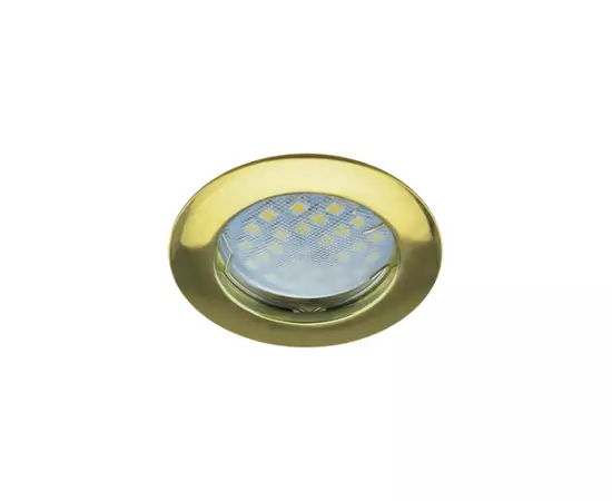 495935 - Ecola DL100 MR16 GU5.3 св-к литой Золото 24x75 FG1601EFF (10!) (2)