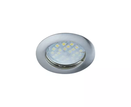 495936 - Ecola DL100 MR16 GU5.3 св-к литой Сатин-Хром 24x75 FN1601EFF (10!) (2)