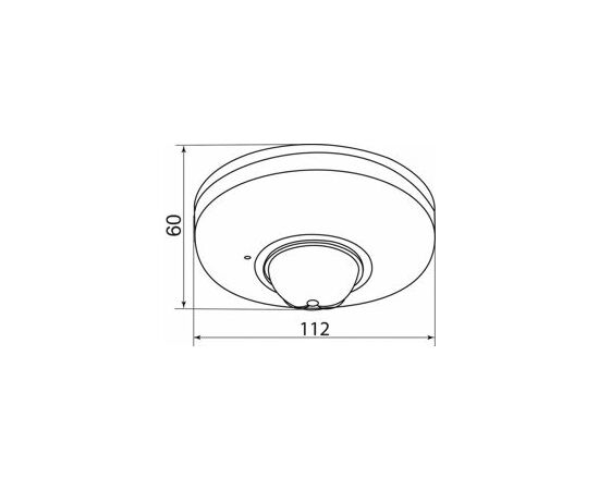 619791 - Feron датчик движения ИК потолочный SEN5/LX20B 1200W (дальн. 6м) 120°(гориз) 360°(верт) белый 22006 (3)