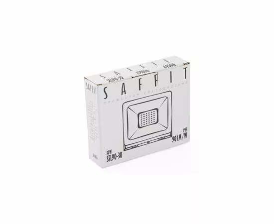 619381 - Saffit прожектор св/д 30W(2700lm) 2835SMD 6400K 6K 100х30х120 черный SFL90-30 IP65 55065 (9)