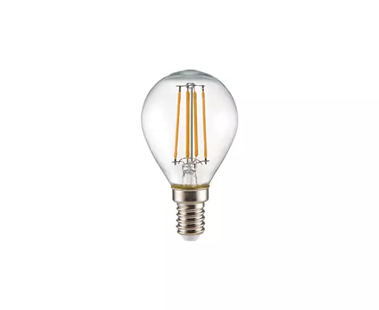 617380 - Ecola шар G45 E14 6W 4000K 4K прозр. 78x45 филамент (нитевидная), 360° Premium N4PV60ELC (10!) (2)