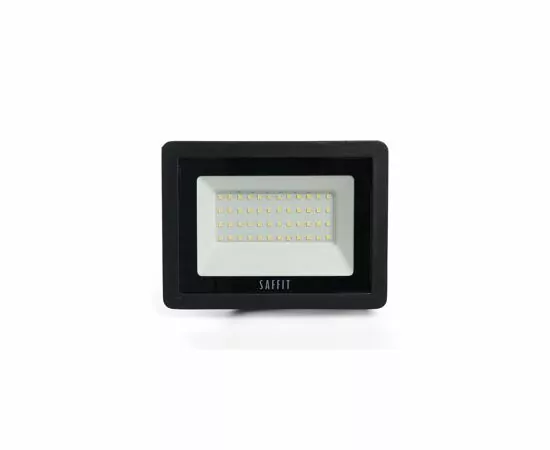 619382 - Saffit прожектор св/д 50W(4500lm) 2835SMD 6400K 6K 140х120х30мм черный SFL90-50 IP65 55066 (3)