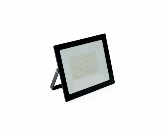 619375 - Saffit прожектор св/д 100W(9000lm) 2835SMD 6400K 6K 185х35х242 черный SFL90-100 IP65 55068 (2)