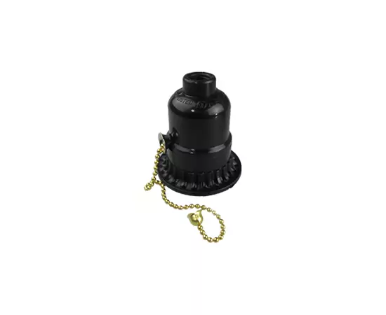 633766 - Ecola патрон с кольцом подвесной с выключателем на цепочке E27 Черный AB7SRBEAY (20!) (2)