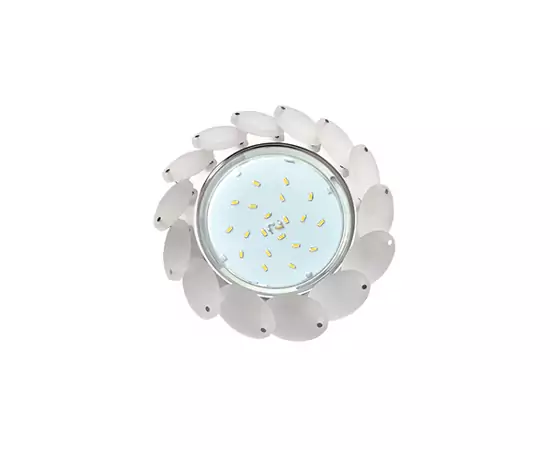 689345 - Ecola GX53 H4 5342 св-к Стекло Круг больш. хрусталики Матовый/Хром 56x125 FN53RVECB (10!) (2)