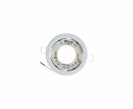 620406 - Feron св-к встр. GX53 DL53 круг белый металл 106(81)x20 28452 (3)