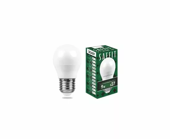 619349 - Saffit лампа шар G45 E27 9W(810lm) 2700K 2K матовая 81x45 SBG4509 55082 (2)